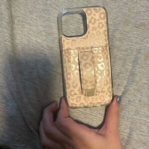 Blush leopard wali case